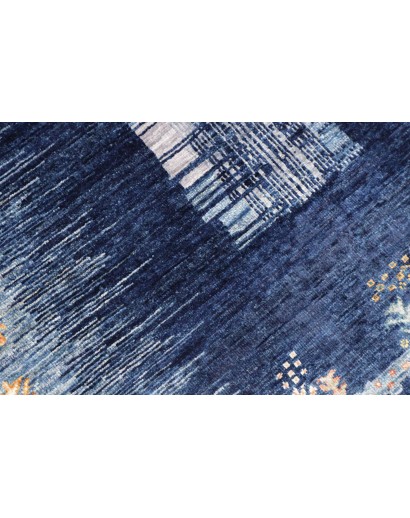 Tappeto Siva Pakistan grigio azzurro 118x178