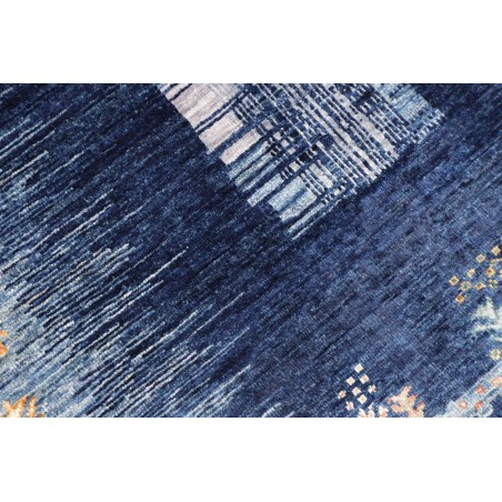 Tappeto Siva Pakistan grigio azzurro 118x178