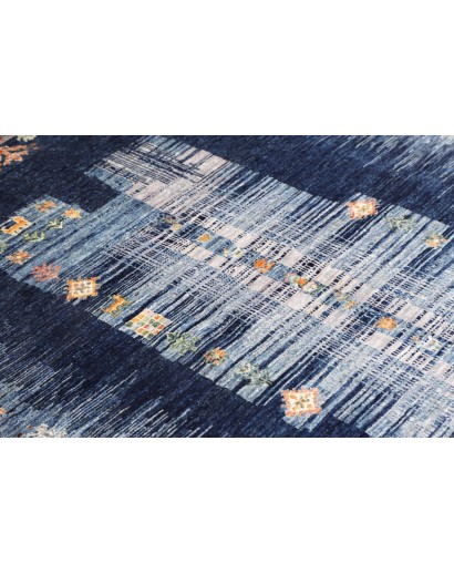 Tappeto Siva Pakistan grigio azzurro 118x178