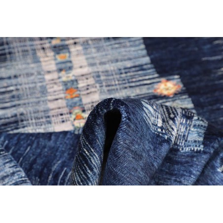 Tappeto Siva Pakistan grigio azzurro 118x178