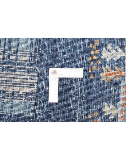 Tappeto Siva Pakistan grigio azzurro 118x178