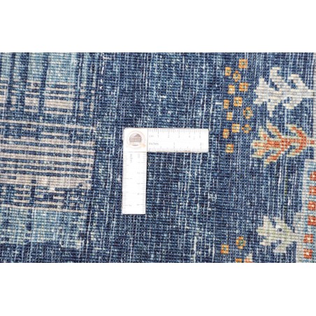 Tappeto Siva Pakistan grigio azzurro 118x178