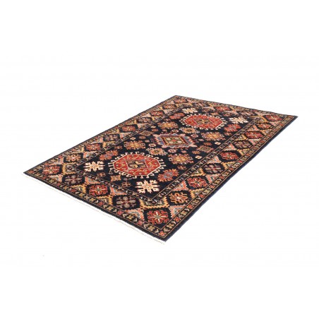 Tappeto Kazak Fine Pakistan marrone arancione 129x187