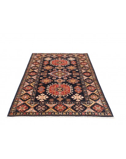 Tappeto Kazak Fine Pakistan marrone arancione 129x187