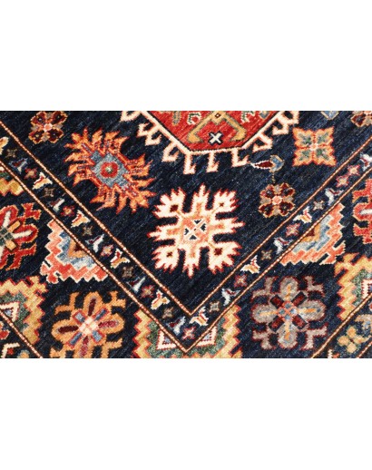 Tappeto Kazak Fine Pakistan marrone arancione 129x187