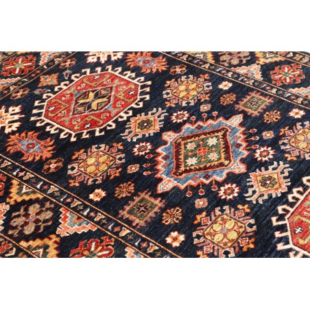Tappeto Kazak Fine Pakistan marrone arancione 129x187