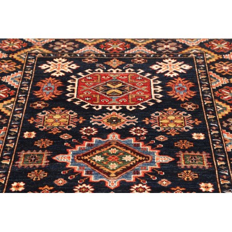 Tappeto Kazak Fine Pakistan marrone arancione 129x187