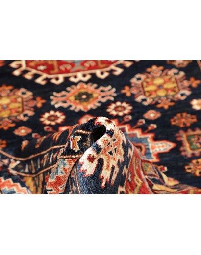 Tappeto Kazak Fine Pakistan marrone arancione 129x187