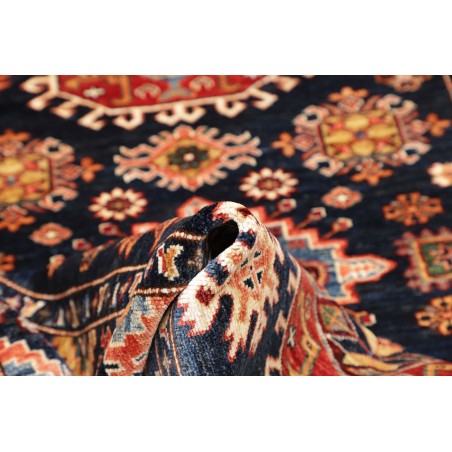 Tappeto Kazak Fine Pakistan marrone arancione 129x187