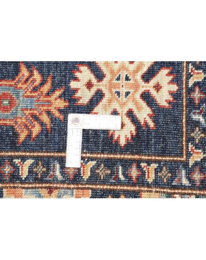 Tappeto Kazak Fine Pakistan marrone arancione 129x187