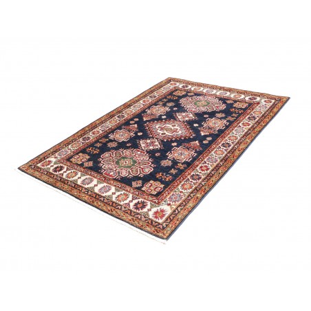 Tappeto Kazak Fine Pakistan marrone grigio 127x182