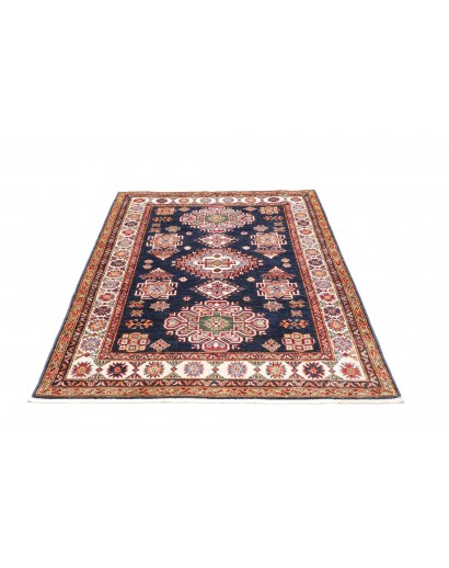 Tappeto Kazak Fine Pakistan marrone grigio 127x182