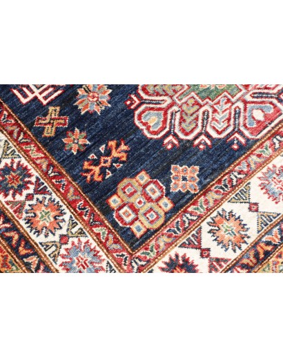 Tappeto Kazak Fine Pakistan marrone grigio 127x182