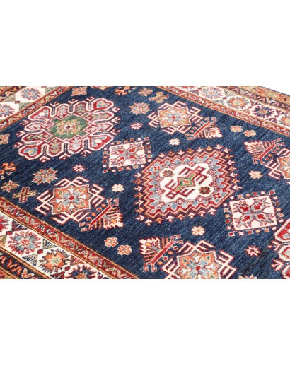 Tappeto Kazak Fine Pakistan marrone grigio 127x182