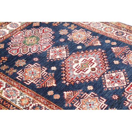 Tappeto Kazak Fine Pakistan marrone grigio 127x182