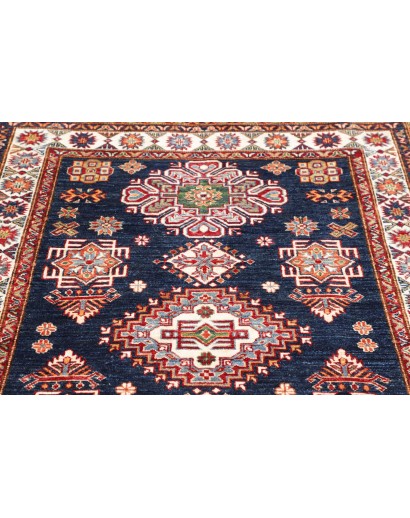 Tappeto Kazak Fine Pakistan marrone grigio 127x182