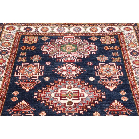 Tappeto Kazak Fine Pakistan marrone grigio 127x182