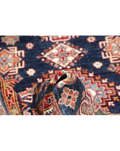 Tappeto Kazak Fine Pakistan marrone grigio 127x182