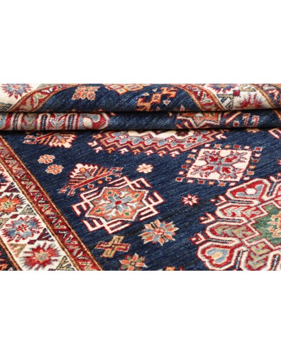 Tappeto Kazak Fine Pakistan marrone grigio 127x182