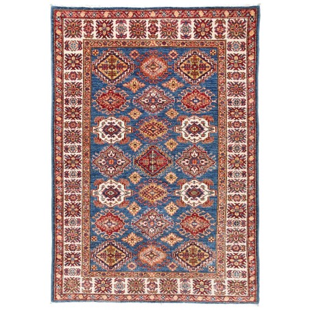 Tappeto Kazak Fine Pakistan bianco marrone 123x173