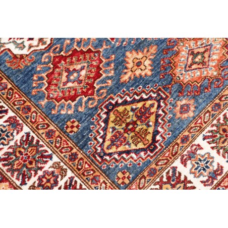 Tappeto Kazak Fine Pakistan bianco marrone 123x173