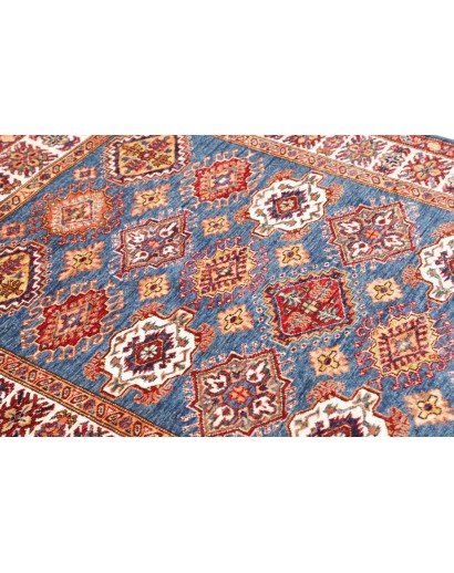 Tappeto Kazak Fine Pakistan bianco marrone 123x173