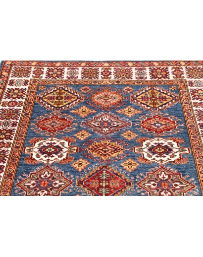 Tappeto Kazak Fine Pakistan bianco marrone 123x173