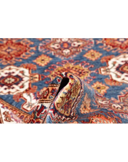 Tappeto Kazak Fine Pakistan bianco marrone 123x173