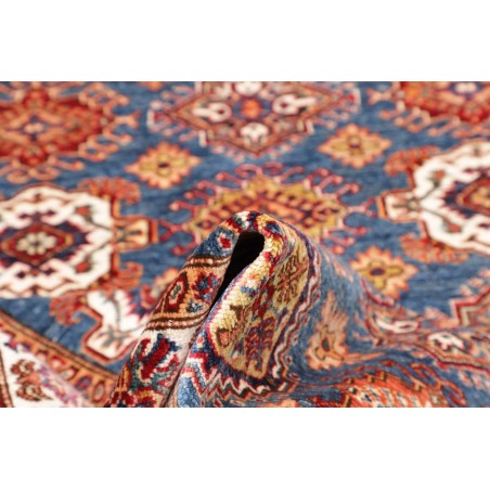 Tappeto Kazak Fine Pakistan bianco marrone 123x173