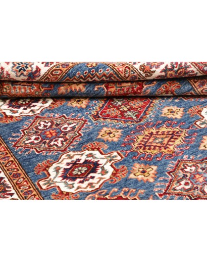 Tappeto Kazak Fine Pakistan bianco marrone 123x173