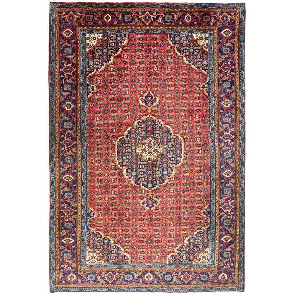 Tappeto Ardabil Persia marrone rosso 200x303 Tappeto Ardabil Persia marrone rosso 200x303