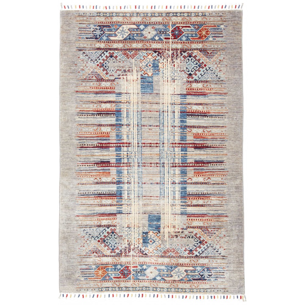 Tappeto Siva Pakistan beige grigio 120x182