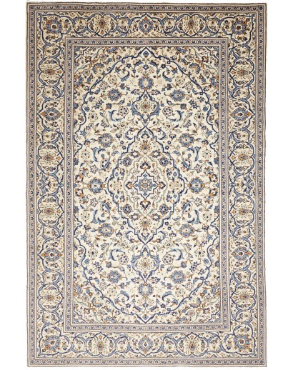 Tappeto Kashan Persia bianco grigio 200x300