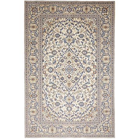 Tappeto Kashan Persia bianco grigio 200x300