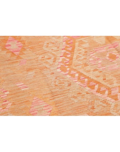 Tappeto Kilim Afghanistan marrone giallo 205x306