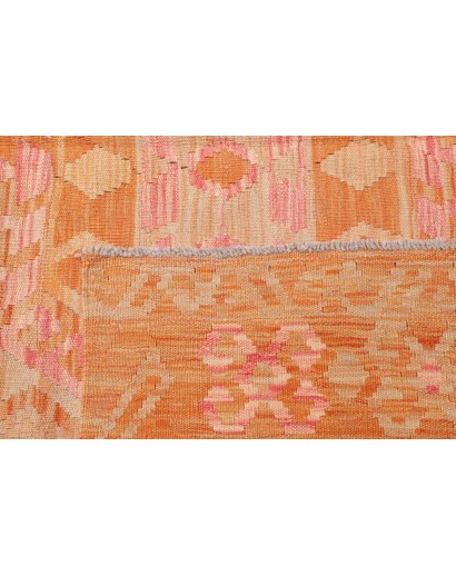 Tappeto Kilim Afghanistan marrone giallo 205x306