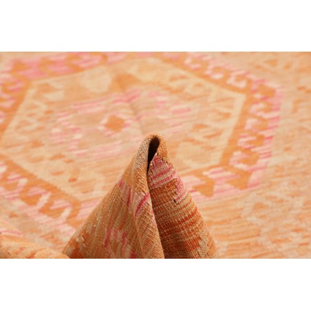 Tappeto Kilim Afghanistan marrone giallo 205x306