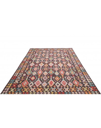 Tappeto Kilim Afghanistan azzurro marrone 207x298