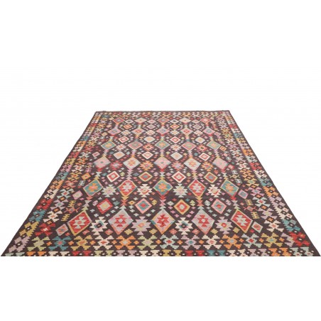 Tappeto Kilim Afghanistan azzurro marrone 207x298