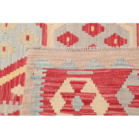 Tappeto Kilim Afghanistan giallo arancione 200x295