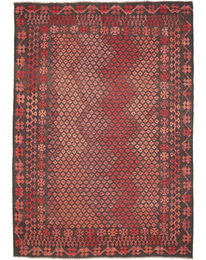 Tappeto Kilim Afghanistan verde 202x283