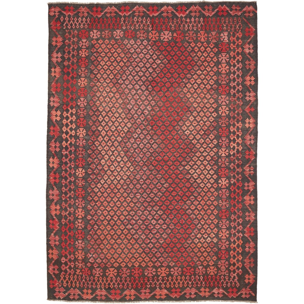 Tappeto Kilim Afghanistan verde 202x283