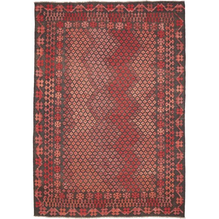 Tappeto Kilim Afghanistan verde 202x283