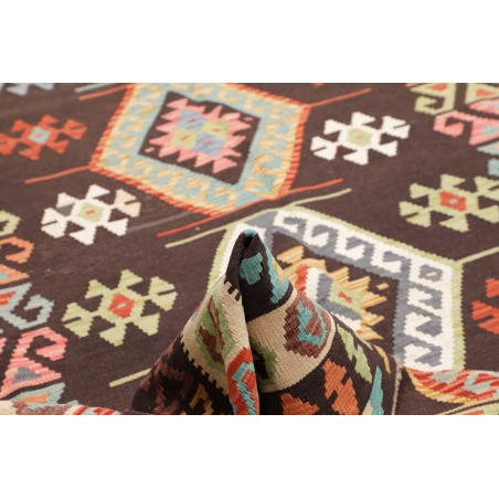 Tappeto Kilim Afghanistan verde rosso 206x293