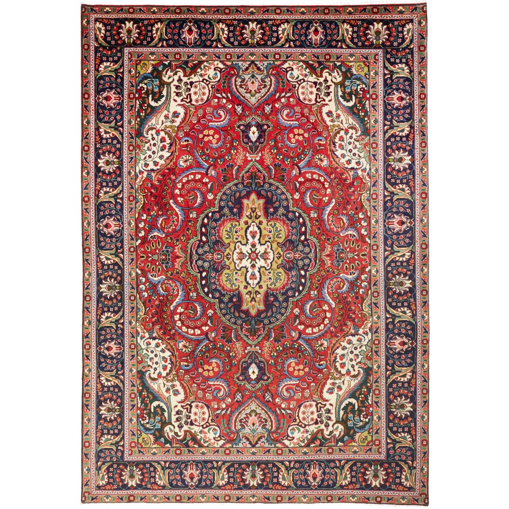 Tappeto Tabriz Persia marrone 200x295 Tappeto Tabriz Persia marrone 200x295