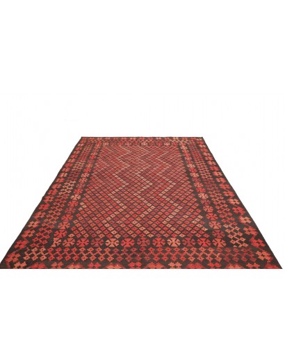 Tappeto Kilim Afghanistan verde rosso 200x292