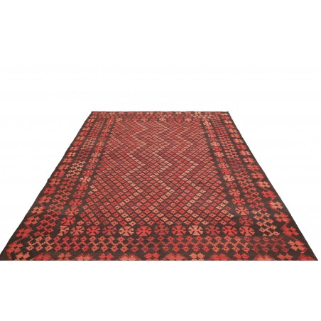 Tappeto Kilim Afghanistan verde rosso 200x292