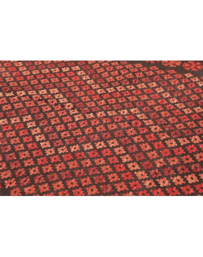 Tappeto Kilim Afghanistan verde rosso 200x292