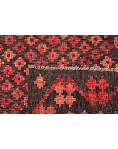 Tappeto Kilim Afghanistan verde rosso 200x292