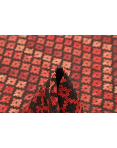 Tappeto Kilim Afghanistan verde rosso 200x292